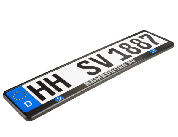 Hamburger SV - HSV Kennzeichenverstärker "Chrom"